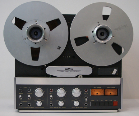 Revox B77 2 pistes 19cm/s et 9,5 cm/s numérisation et transfert audio Paris audio 